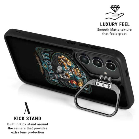 Liquid Blue NFL Jacksonville Jaguars Running Back Galaxy S25 Kickstand Case