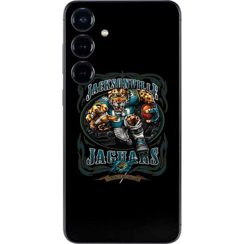 Liquid Blue NFL Jacksonville Jaguars Running Back Galaxy S25 Skin