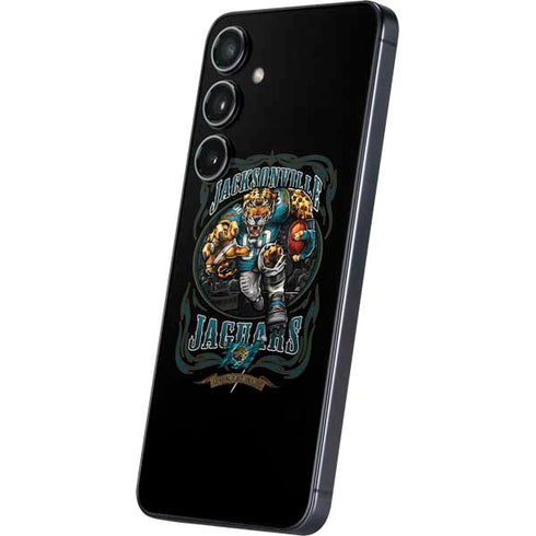 Liquid Blue NFL Jacksonville Jaguars Running Back Galaxy S25 Skin