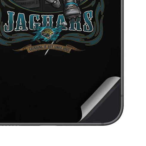 Liquid Blue NFL Jacksonville Jaguars Running Back Galaxy S25 Skin