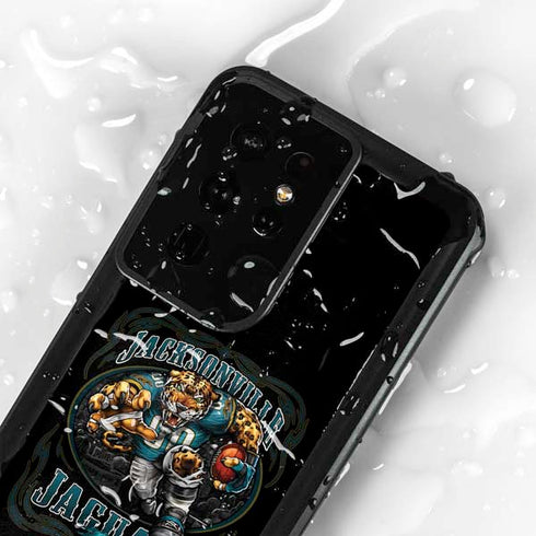Liquid Blue NFL Jacksonville Jaguars Running Back Galaxy S24 Ultra Waterproof Case