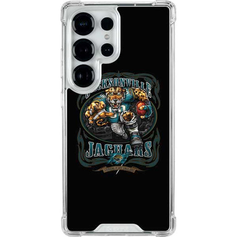 Liquid Blue NFL Jacksonville Jaguars Running Back Galaxy S25 Ultra Clear Case