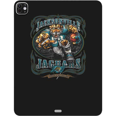 Liquid Blue NFL Jacksonville Jaguars Running Back iPad Pro 13in M4 (2024) Skin