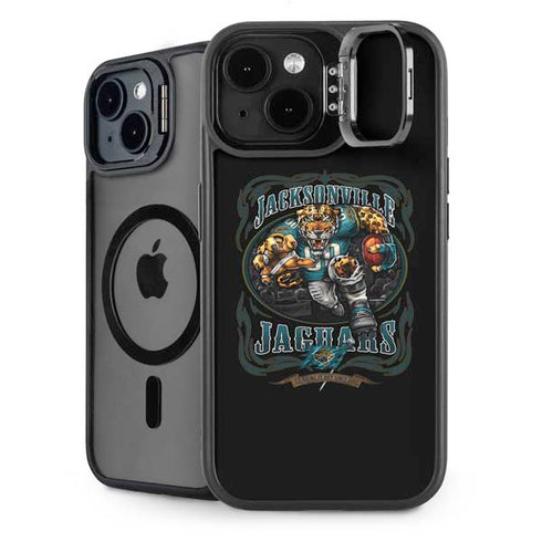 Liquid Blue NFL Jacksonville Jaguars Running Back iPhone 13 Kickstand Case