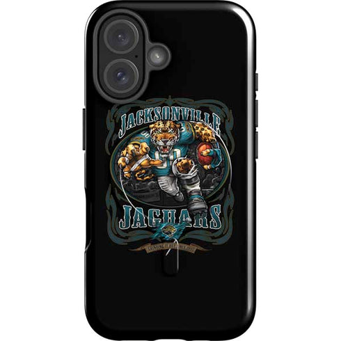Liquid Blue NFL Jacksonville Jaguars Running Back iPhone 16 Magsafe Impact Case