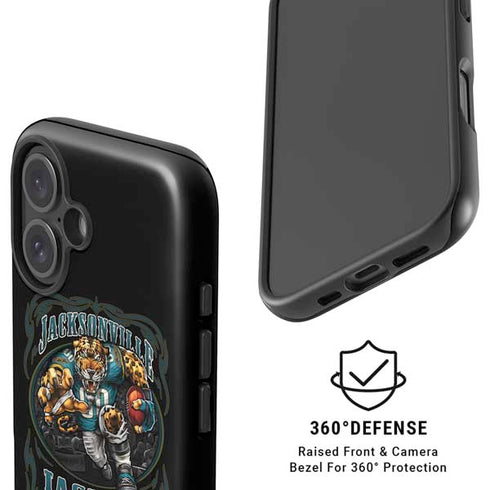 Liquid Blue NFL Jacksonville Jaguars Running Back iPhone 16 Magsafe Impact Case