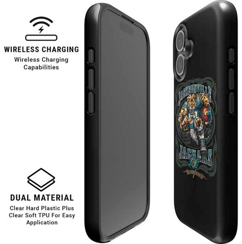 Liquid Blue NFL Jacksonville Jaguars Running Back iPhone 16 Magsafe Impact Case
