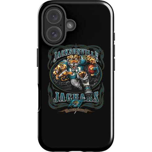 Liquid Blue NFL Jacksonville Jaguars Running Back iPhone 16 Plus Impact Case