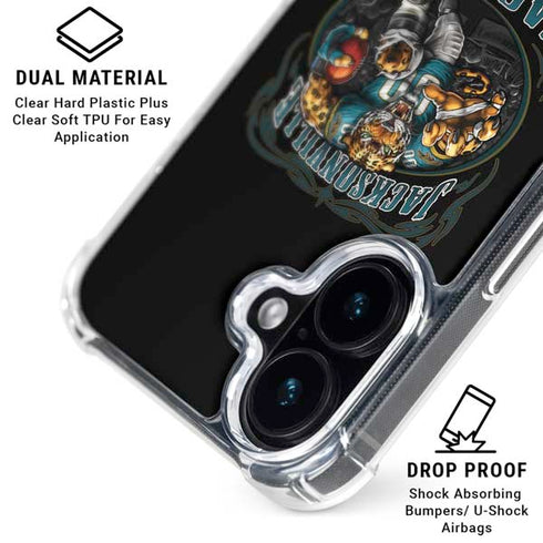 Liquid Blue NFL Jacksonville Jaguars Running Back iPhone 16 Plus MagSafe Case