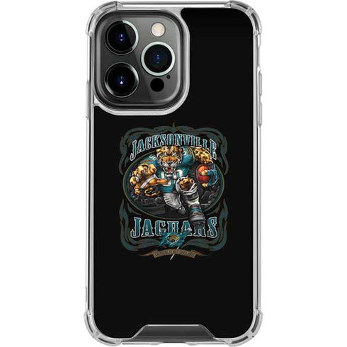 Liquid Blue NFL Jacksonville Jaguars Running Back iPhone 16 Pro Clear Case