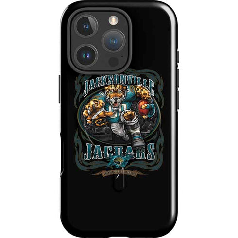 Liquid Blue NFL Jacksonville Jaguars Running Back iPhone 16 Pro Magsafe Impact Case