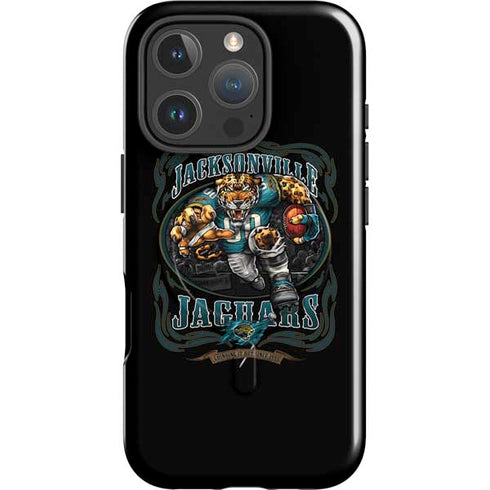Liquid Blue NFL Jacksonville Jaguars Running Back iPhone 16 Pro Max Magsafe Impact Case