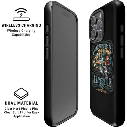 Liquid Blue NFL Jacksonville Jaguars Running Back iPhone 16 Pro Max Magsafe Impact Case