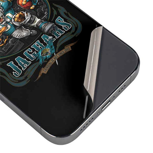 Liquid Blue NFL Jacksonville Jaguars Running Back iPhone 16 Pro Skin