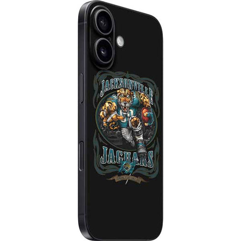 Liquid Blue NFL Jacksonville Jaguars Running Back iPhone 16 Skin