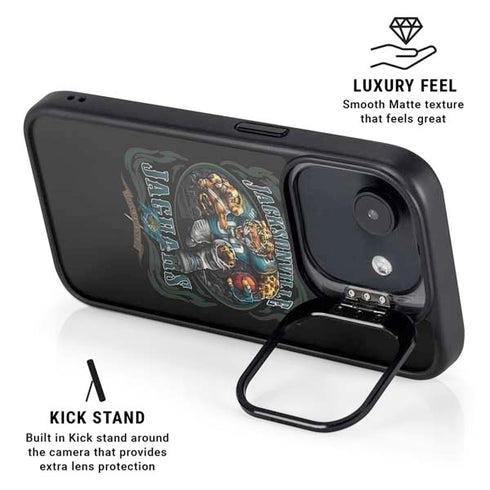 Liquid Blue NFL Jacksonville Jaguars Running Back iPhone 16e Kickstand Case