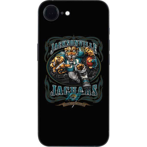 Liquid Blue NFL Jacksonville Jaguars Running Back iPhone 16e Skin