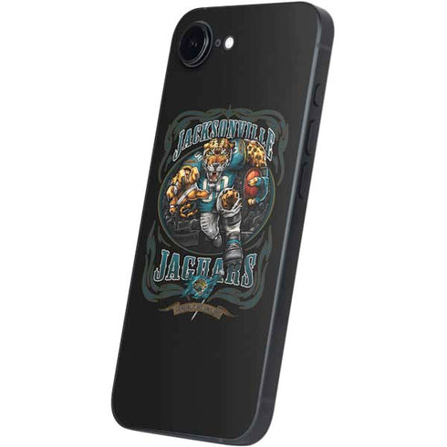 Liquid Blue NFL Jacksonville Jaguars Running Back iPhone 16e Skin