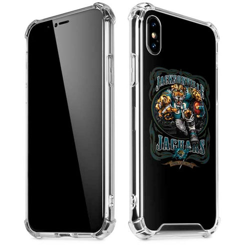 Liquid Blue NFL Jacksonville Jaguars Running Back iPhone X/XS Clear Case