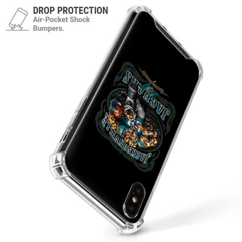 Liquid Blue NFL Jacksonville Jaguars Running Back iPhone X/XS Clear Case