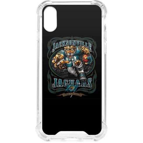 Liquid Blue NFL Jacksonville Jaguars Running Back iPhone XS Clear Case