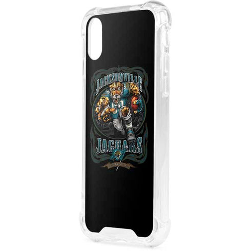 Liquid Blue NFL Jacksonville Jaguars Running Back iPhone XS Clear Case