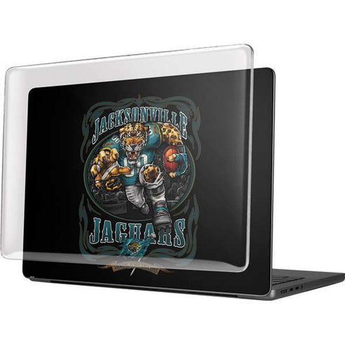 Liquid Blue NFL Jacksonville Jaguars Running Back MacBook Pro 14in (2021-24) Case plus Skin