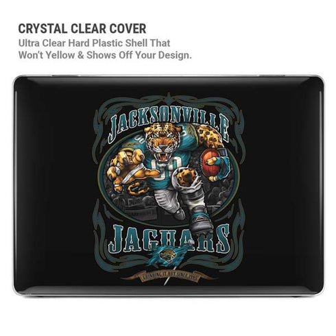 Liquid Blue NFL Jacksonville Jaguars Running Back MacBook Pro 14in (2021-24) Case plus Skin