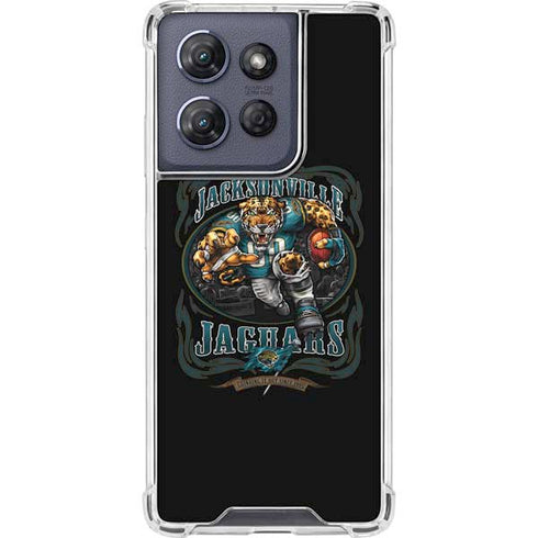 Liquid Blue NFL Jacksonville Jaguars Running Back Moto G Power 5G (2025) Clear Case