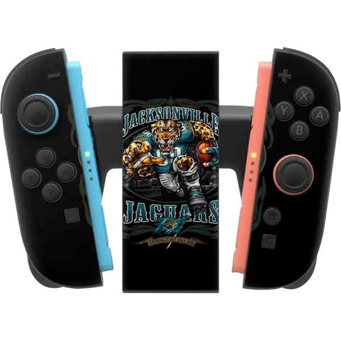 Liquid Blue NFL Jacksonville Jaguars Running Back Nintendo Switch 2 (2025) Joy-Con Controller Skin