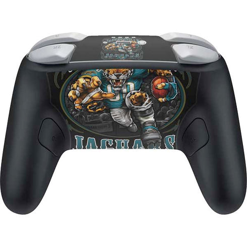 Liquid Blue NFL Jacksonville Jaguars Running Back Nintendo Switch 2 (2025) Pro Controller Skin