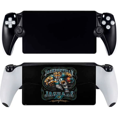 Liquid Blue NFL Jacksonville Jaguars Running Back PlayStation Portal Remote Player Skin
