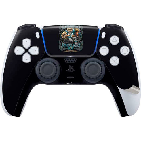Liquid Blue NFL Jacksonville Jaguars Running Back PS5 Pro Disk Bundle Skin