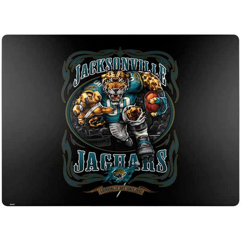 Liquid Blue NFL Jacksonville Jaguars Running Back Surface Laptop 7 13.8in Skin