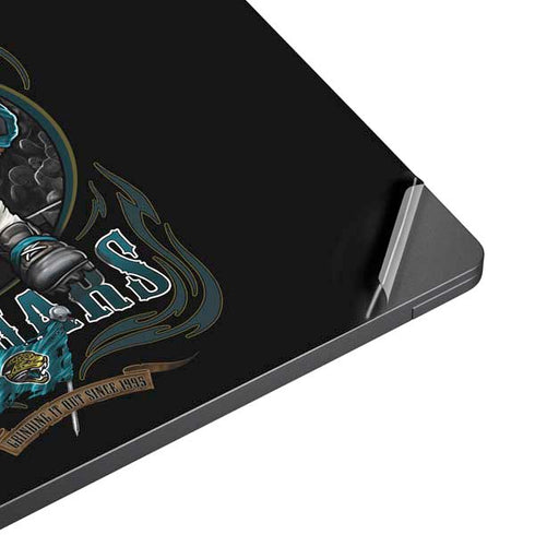 Liquid Blue NFL Jacksonville Jaguars Running Back Surface Laptop 7 13.8in Skin