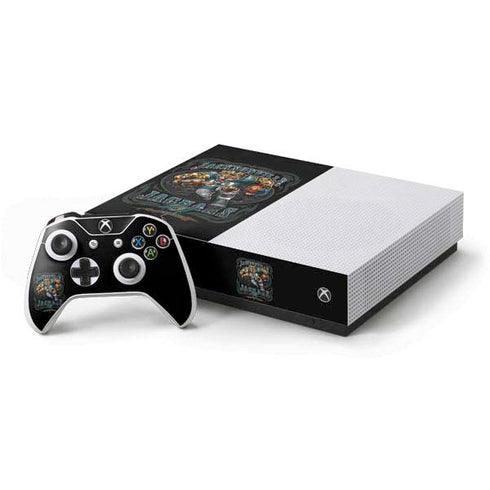 Liquid Blue NFL Jacksonville Jaguars Running Back Xbox One S All-Digital Edition Bundle Skin