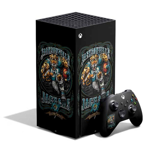 Liquid Blue NFL Jacksonville Jaguars Running Back Xbox Series X Skins