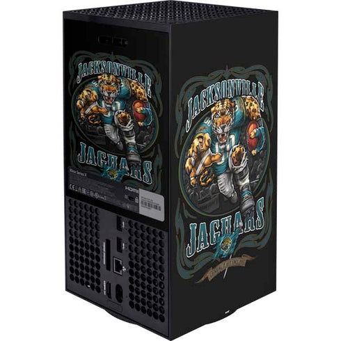 Liquid Blue NFL Jacksonville Jaguars Running Back XBox Series X Digital Edition Bundle Skin