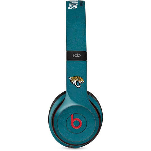 NFL Jacksonville Jaguars Teal Distressed Beats Solo 3 Wireless Skin
