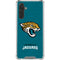 NFL Jacksonville Jaguars Teal Distressed Galaxy A17 Clear Case
