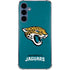NFL Jacksonville Jaguars Teal Distressed Galaxy A55 5G Clear Case