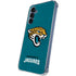 NFL Jacksonville Jaguars Teal Distressed Galaxy A55 5G Clear Case