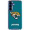 NFL Jacksonville Jaguars Teal Distressed Galaxy S25 Plus Clear Case