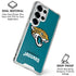 NFL Jacksonville Jaguars Teal Distressed Galaxy S25 Ultra Clear Case