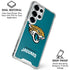 NFL Jacksonville Jaguars Teal Distressed Galaxy S26 Ultra Clear Case