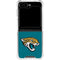 NFL Jacksonville Jaguars Teal Distressed Galaxy Z Flip6 Clear Case