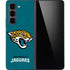 NFL Jacksonville Jaguars Teal Distressed Galaxy Z Fold5 5G Skin