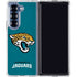 NFL Jacksonville Jaguars Teal Distressed Galaxy Z Fold6 Clear Case