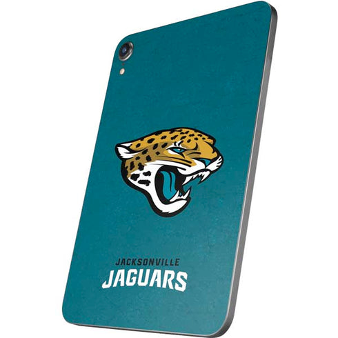 NFL Jacksonville Jaguars Teal Distressed Apple iPad Mini Skin