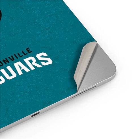 NFL Jacksonville Jaguars Teal Distressed iPad Pro 13in M4 (2024) Skin
